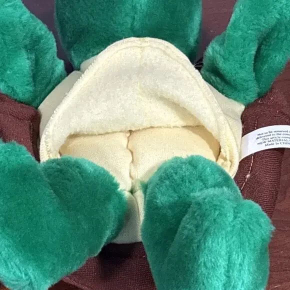 Franklin The Turtle Plush Puppet Doll Stuffed Animal Toy Vintage Hand Puppet 10" - Picture 8 of 10
